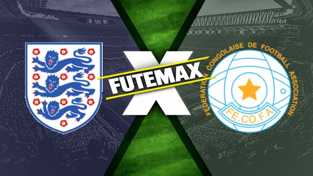 Inglaterra x RD Congo ao vivo